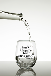 Isn't happy hour anytime? Wine glass