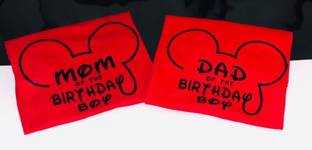 Mickey Mom + Dad of the Birthday Boy
