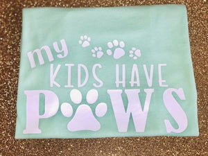 My kids have paws