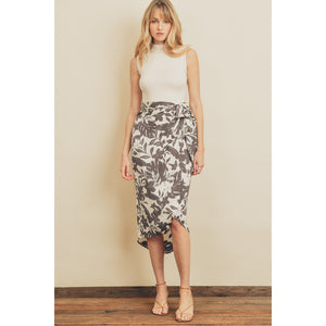 Ela Midi wrap Skirt